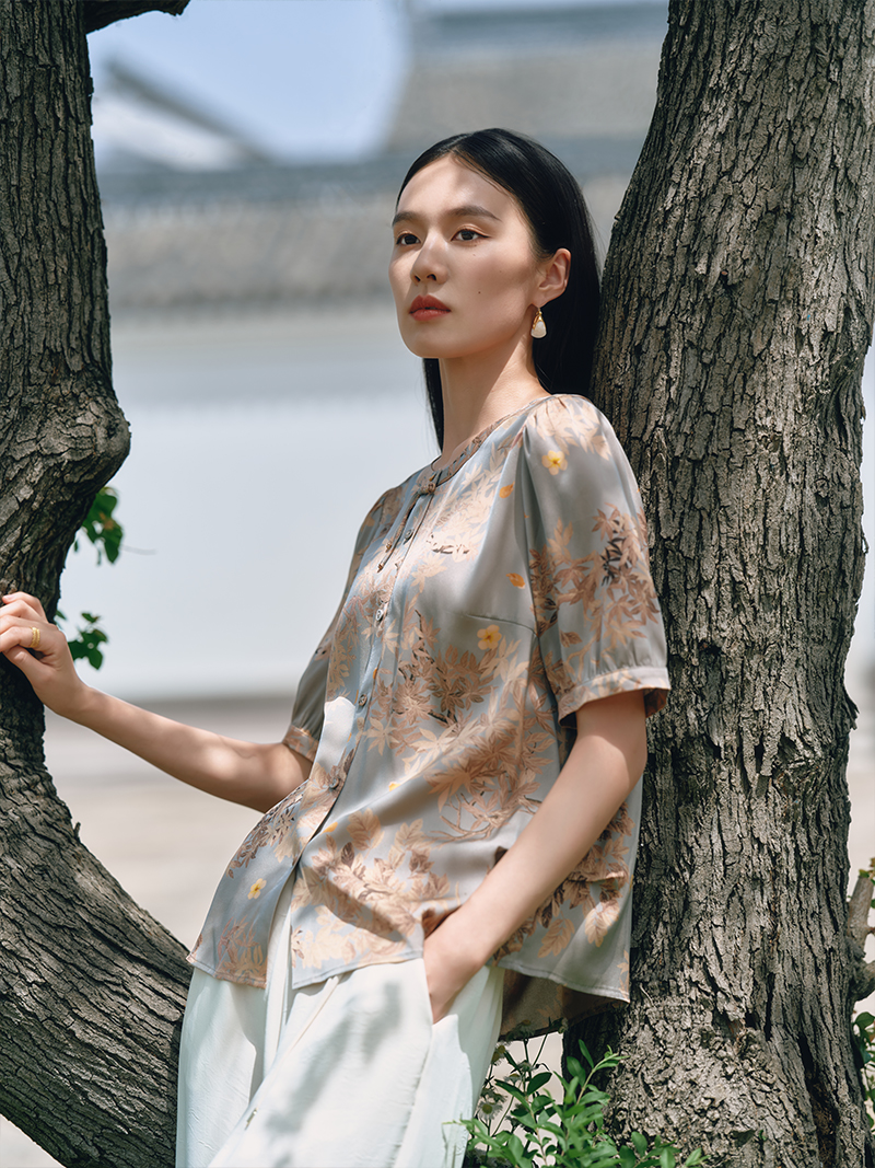  真丝香云纱